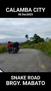 Snake Road ng Brgy. Mabato December 6, 2025 Ayus pababa! #kalanbangaden #explorecalamba | Kalan Banga den