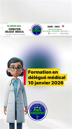 Formation en délégué médical : inscription ouverte dans le centre de formation professionnelle KAM Consulting au Mali #formationendéléguémédicaux #KAMconsulting #déléguémédicauxmali #shorts #tiktokmali