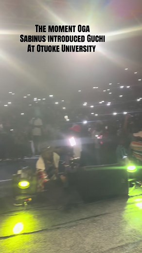 Guchi on Campus Tour: Moment Sabinus Introduced Guchi at Otuoke University