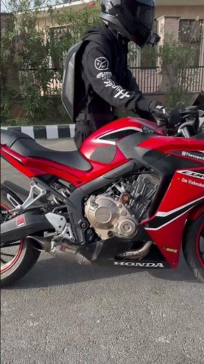 Akrapovic full system Exhaust installed in Honda CBR650F || exhaust sound of cbr650F #cbr650f