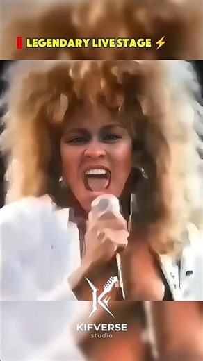 Tina Turner Sings Her Iconic Anthem Live 🎤🎶 #tinaturner #simplythebest #rocknroll #80s #kifverse