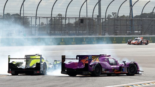 Rolex 24 at Daytona sees 3 crashes in first hour: 'This race is already goofy'