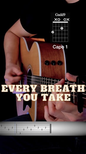 17K views · 18K reactions | Every Breath You Take - The Police - - - #guitar #guitarra #howtoplayguitar #guitartutorial #6string #music #fypシ | Thibaultguitar | Facebook