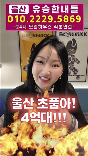 울산 유승한내들 다운지구 초품아 4억대!! 다운2지구 대장아파트