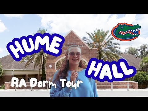 Hume Residence Hall Dorm Tour | University of Florida (laundry, dorm, lounge...)
