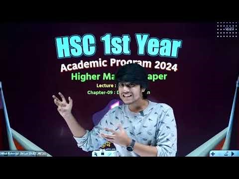 🌿HSC Higher Mathematics 1st paper ||Chapter-9|| (Part-2)(English version)