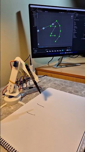 See how @eleven.cpp implemented a basic drawing using inverse kinematics. 🤖#Robotics