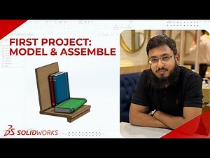 Solidworks Beginner Tutorial: Model and Assemble a Wooden Bookend Step by Step