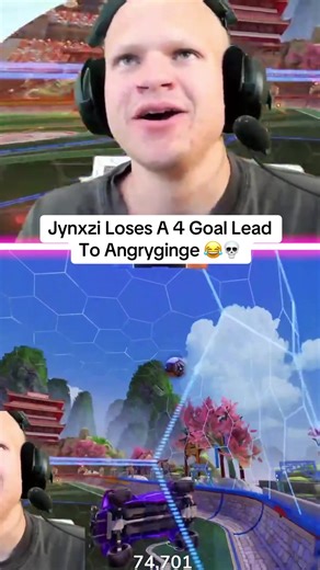 Jynxzi's Epic 4 Goal Lead Slip in Rocket League