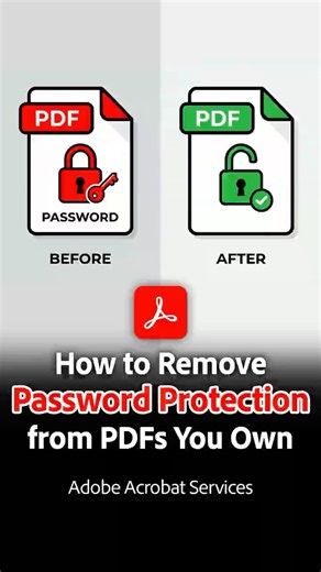 How to Remove Password Protection from PDFs You Own | Adobe Acrobat