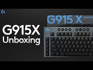 Logitech G915 X Unboxing and Setup