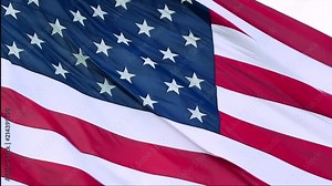 U.S. flags flying in all its glory