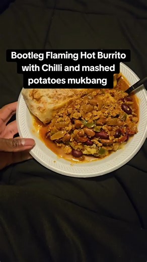 Delicious Bootleg Flaming Hot Burrito Mukbang Experience