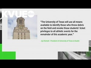 UT isn't texting students to say their tickets have been revoked for throwing trash