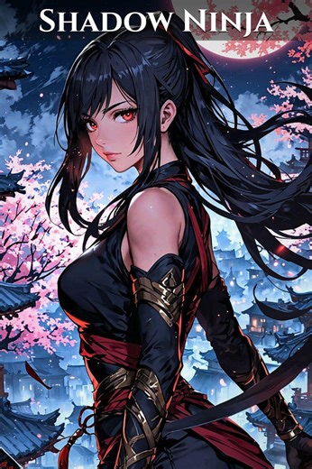 Anime Shadow Assassin Wall Art | Renka Character Fantasy Character Poster Print   Story PDF (digital Download) - Etsy