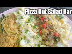 Salad Bar | Pizza Hut Style Salad | 4 types of Salad in One Recipe |BY KITCHEN WITH ANJUM