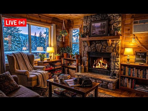 Relaxing 4K Fireplace Screensaver with Crackling Sounds
