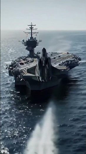 F-35B landing and takeoff on a warship #ussamerica #F35B #jet