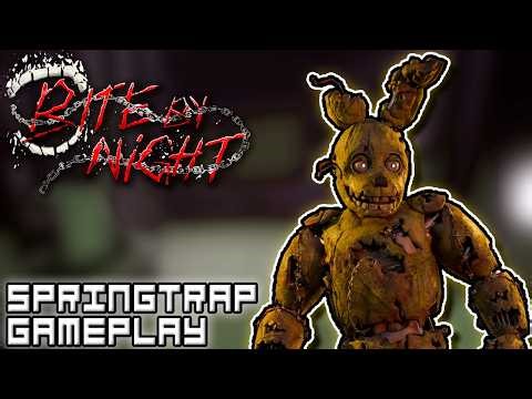 Springtrap Early Access Gameplay | Bite By Night