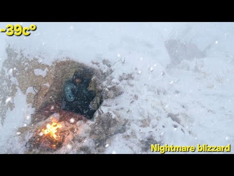Caught in Extreme Blizzard at 3750 Meters | Trying to survive in the Deadly Mountain cold