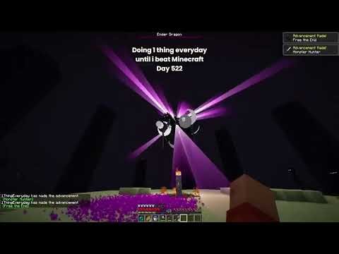 All 523 Days - Doing 1 Thing Everyday Until I Beat Minecraft