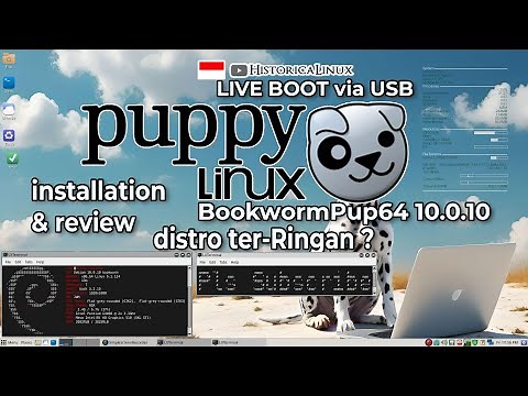 Test Puppy Linux BookwormPup 10.0.10 Run On USB Flash Drive | 4 Gb RAM