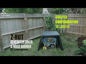 Best generator cover & noise barrier in one!