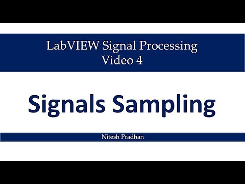 Video 4 Signals Sampling (Signal Processing)