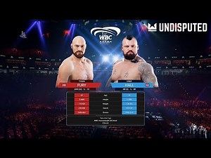 Undisputed Boxing Simulation Gameplay on Xbox Series X: Tyson Fury vs Eddie 'The Beast' Hall