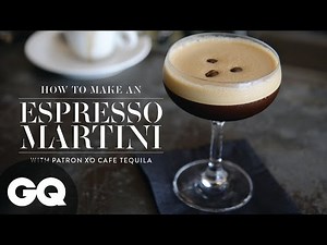 How To Make An Espresso Martini With Patron XO Tequila | Cocktail | GQ
