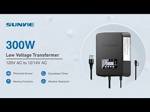 SUNVIE LVT-MH-300W Landscape Lighting Transformer Introduction & Installation Guide