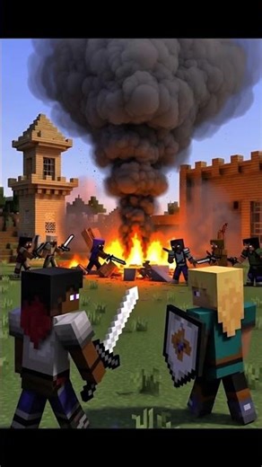 Minecraft Legenda Minecraft is fighting