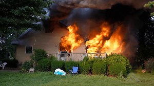 An early morning fire causes heavy damage to a house on West Lake Road | JET/FOX/YourErie