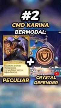 #2 CMD KARINA BERMODAL: PERCULIAR MERCHANT + CRYSTAL DEFENDER | COMBO MAGIC CHESS TERKUAT 2026