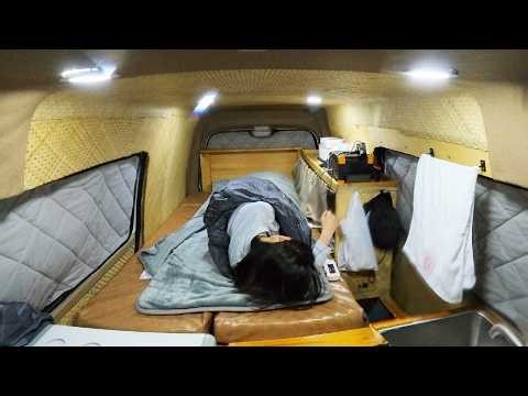 Japan's Hidden Hot Spring | Solo Van Life in My DIY Mazda Bongo