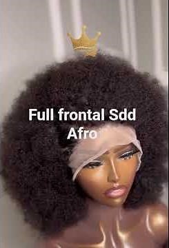 Full frontal Sdd Afro #wigs #hairextensions #afro #hair