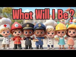 👩‍🚒 When I Grow Up | Jobs & Professions Song for Kids 🎵👨‍⚕️🚀