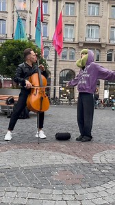 Wait for it 🔥😍 I was playing Cello in the city when suddenly superstar @nemothings came by and asked if I could play the Song "The Code", it was an incredible moment 😍✨️ #esc #eurovision #eurovisionsongcontest #nemo #music #love #viral | Jodok Cello