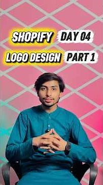 How To Design A Professional shopify Store Logo For Free — Shopify Day 4 Part 1!