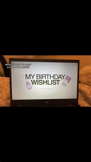 Creating the Perfect Birthday Wishlist