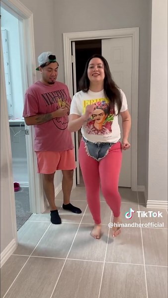 Trying on Micro Shorts with Husband Reaction!