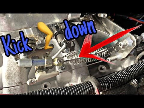 Installing Lokar Kickdown cable on Turbo 350 Transmission | Lokar accelarator and kickdown cables
