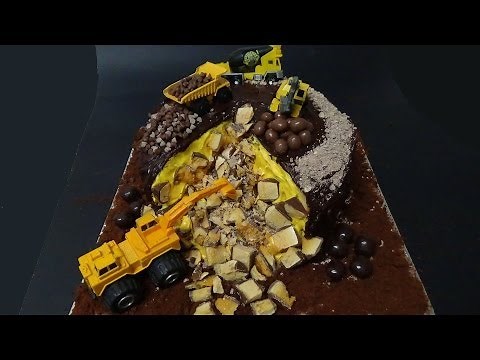 construction site cake