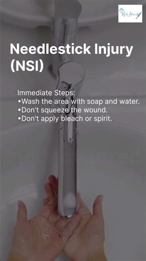 Needle Stick Injury – What To Do Immediately? #Shorts