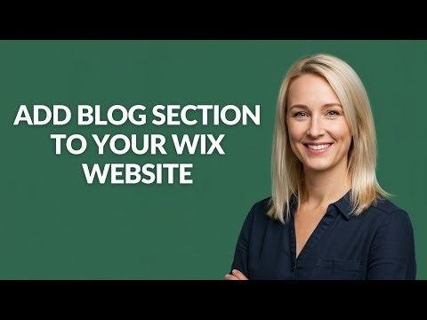 ADD BLOG SECTION TO YOUR WIX WEBSITE - Julia'sTutorials