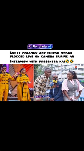 Lofty Matambo and Fridah Mwaka Fun Interview with Presenter Kai
