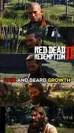 Red Dead Redemption 2 Realistic Hair & Beard Growth Timelapse