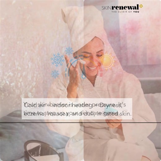 Winter Skin Needs Extra Love Cold air and indoor heating can quickly trigger dryness, eczema, rosacea, and dullness. Your skin barrier takes a hit—so your skincare needs to step up. We'll be sharing more ways to glow through the cold… or better yet, book your consultation and let's get your journey started [LINK IN BIO]. #WinterSkinTrendz #GlowInTheCold #DrySkinFix #SeasonalSkincare #SkinRenewalSA #OnlineSkinShop #skincare #SkinTips #Winter #SeasonalSkin | Skin Renewal | Facebook