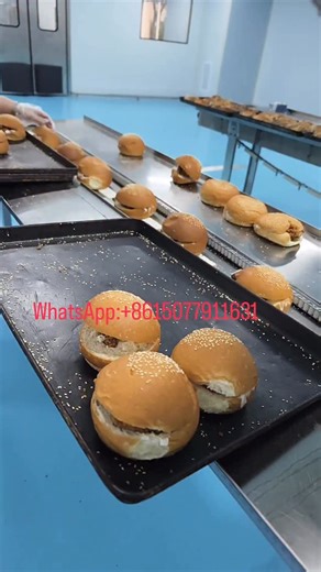Summer Tong on Instagram: "Automatic hamburger bread packing machine #bread package machine #food package machine #bakery equipment manufacturer"