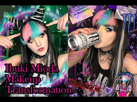 Ibuki Mioda Cosplay Makeup Transformation